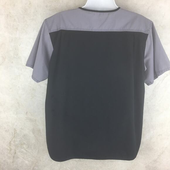 Carhartt Black & Gray Scrub Top Men's Size L - Picture 2 of 15